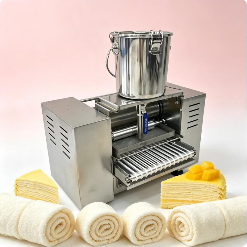 Crepe Maker Non Stick - Mesin Pembuat Kulit Kue Durian Otomatis,
