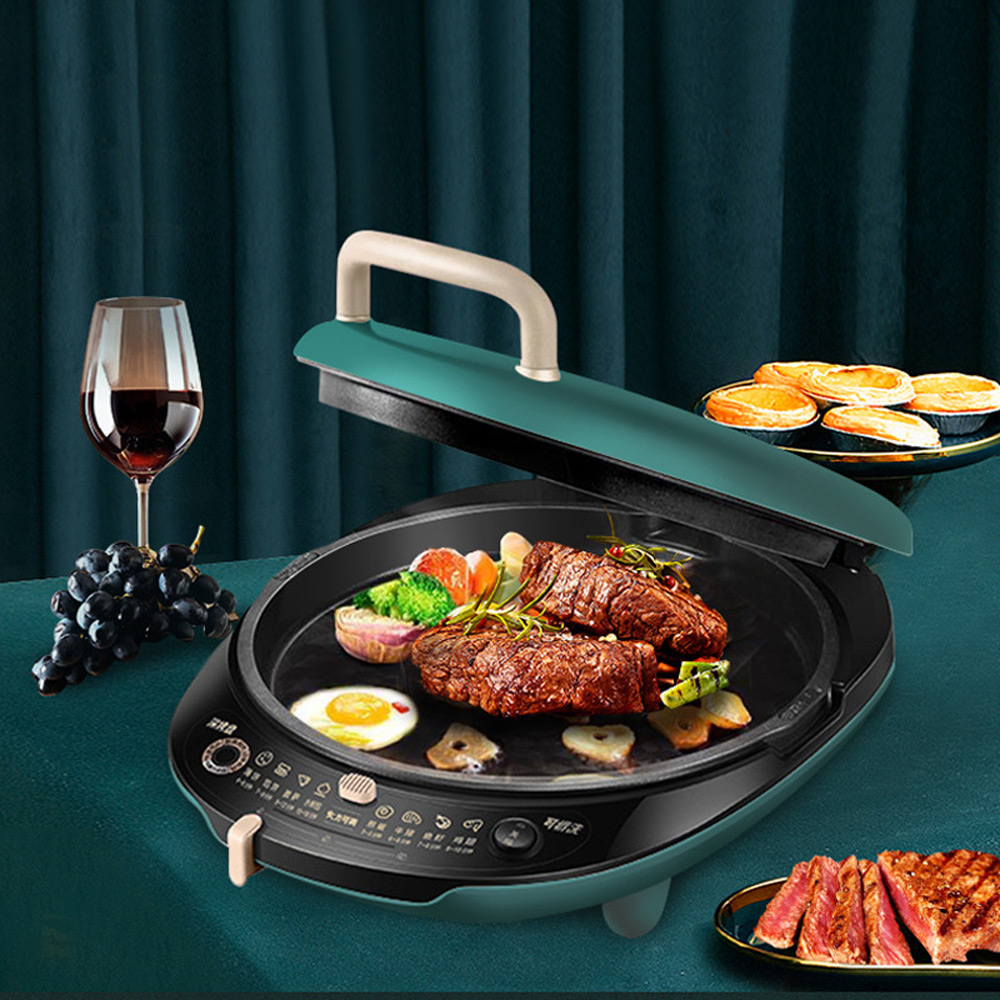 Crepe Maker Non Stick - Mesin Pancake listrik, alat panggang Steak