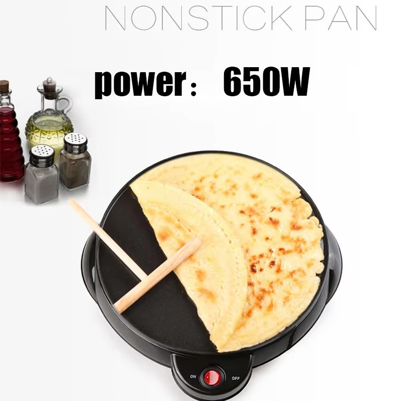 Crepe Maker Non Stick - 220V 650W Pembuat Krep Listrik Dapur