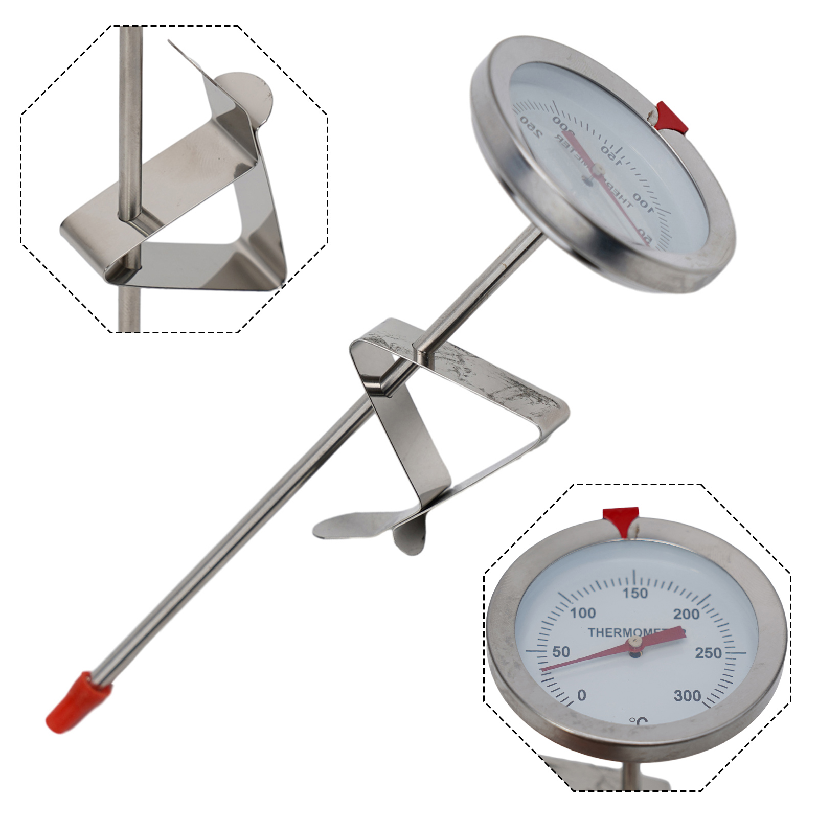 Kitchen Appliances Cooking - Termometer Probe Baja Tahan Karat Alat