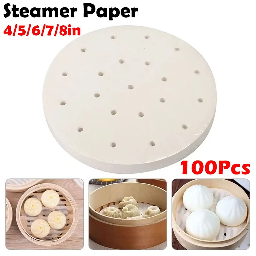 Kitchen Appliances For Restaurant - 100 Buah Kertas Kukus Roti Kukus