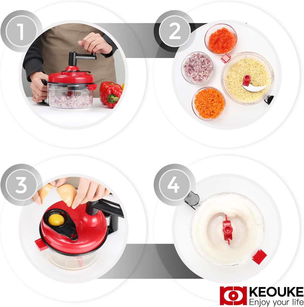 Penggiling Makanan Manual - Pe - Food Processor Large ulasan dan harga