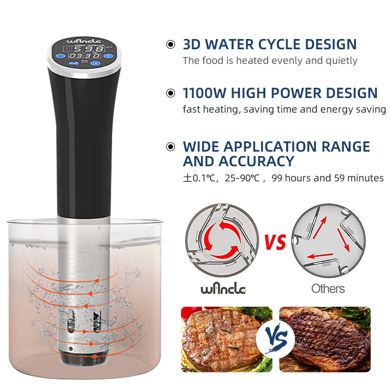 Wancle 1100W Sous Vide Cooker  - Sous Vide Immersion ulasan dan harga