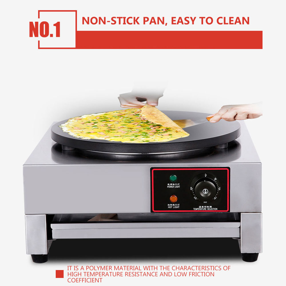 Mesin Pembuat Crepe Listrik St - Crepe Maker Non Stick ulasan dan harga