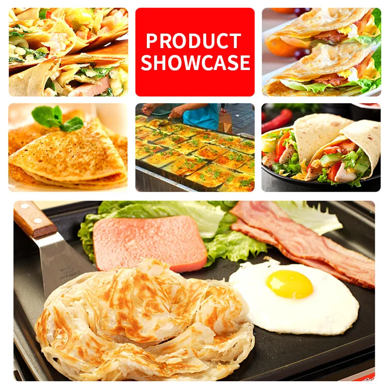 Pemanggang Pancake Elektrik Pu - Crepe Maker Non Stick ulasan dan harga