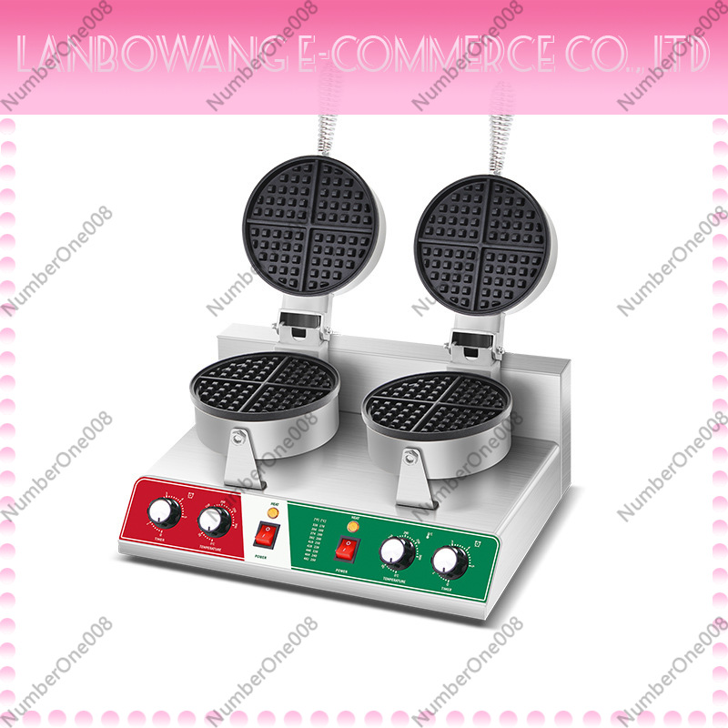Pembuat Waffle Putar Anti Leng - Crepe Maker Non Stick ulasan dan harga