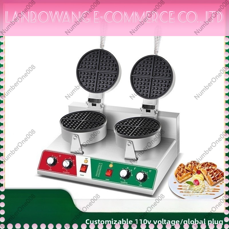 Pembuat Waffle Putar Anti Leng - Crepe Maker Non Stick ulasan dan harga