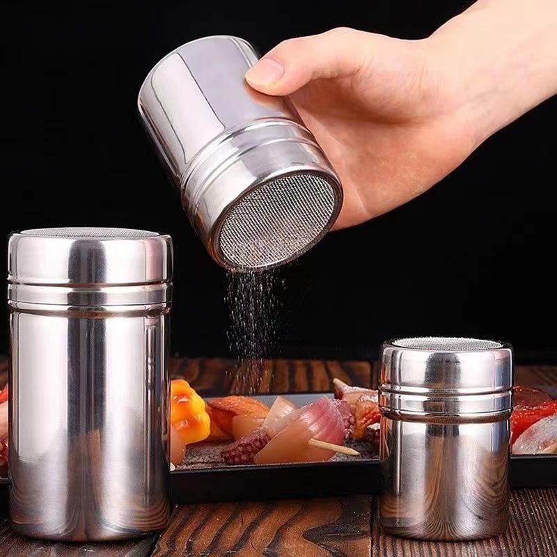 Botol pengayak tepung, Stainle - Kitchen Appliances Cooking ulasan dan harga