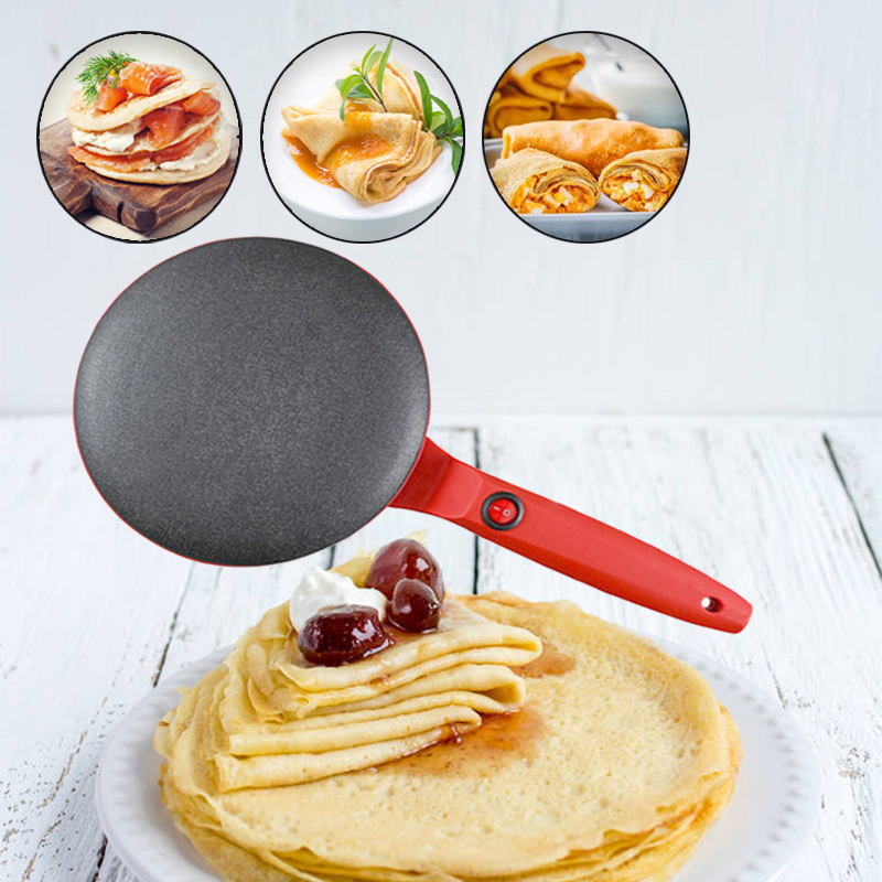 Pembuat Crepe Listrik Pemanas  - Crepe Maker Non Stick ulasan dan harga