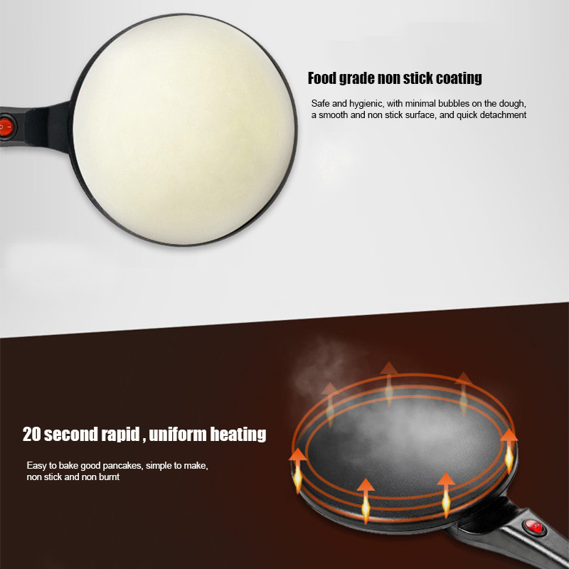 Pembuat Crepe Listrik Pemanas  - Crepe Maker Non Stick ulasan dan harga