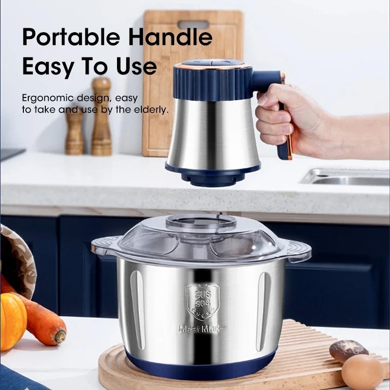 Penggiling Daging Elektrik 5L  - Food Processor Large ulasan dan harga