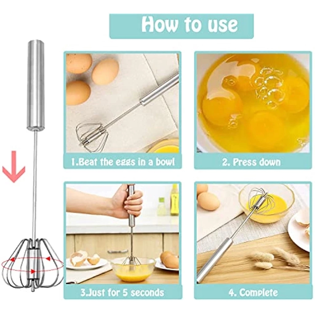 1/3 Buah Pengocok Telur Baja T - Kitchen Appliances Restaurant ulasan dan harga